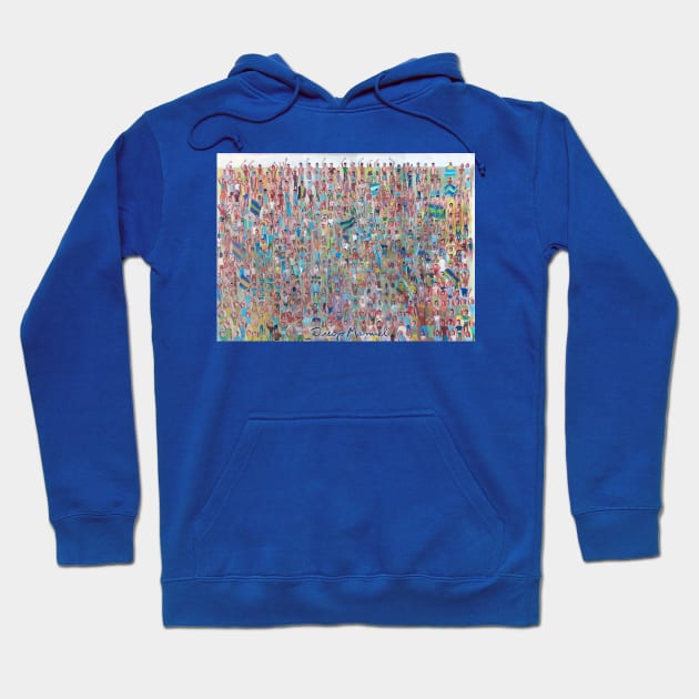 Great football grandstand Hoodie by diegomanuel